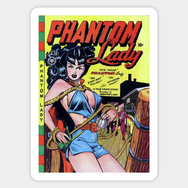 Phantom Lady Sticker by Doc Multiverse Designs